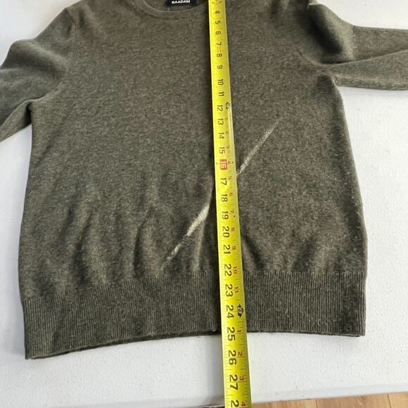 Naadam Women's Size S The Original Crewneck Cashmere Sweater In Green - Picture 4 of 8